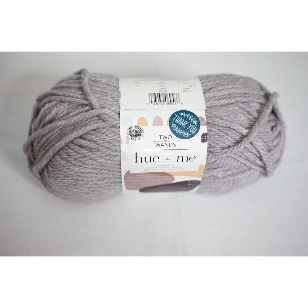 Lion Brand Hue + Me Yarn Haze 144AH New Bulky 5 Wool Blend 125g 137yd